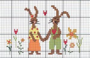 BRODERIES POUR PÂQUES grille 13