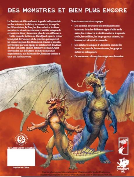 Le Bestiaire de Glorantha