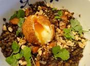 Salade lentilles cannelle mollet