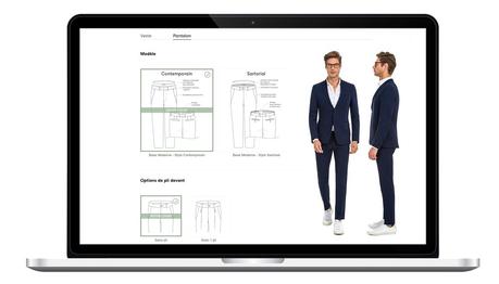 Personnalisation du pantalon du costume Active Manufacture