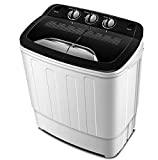 Meilleur mini lave-linge séchant – Comparatif %currentmonth% %currentyear% Lave-Linge Portable TG23 – Machine à Laver à Double Cuve - Compartiments Cycle Lavage et Essorage par Think Gizmos