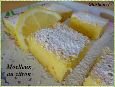 Moelleux au citron - 2ème