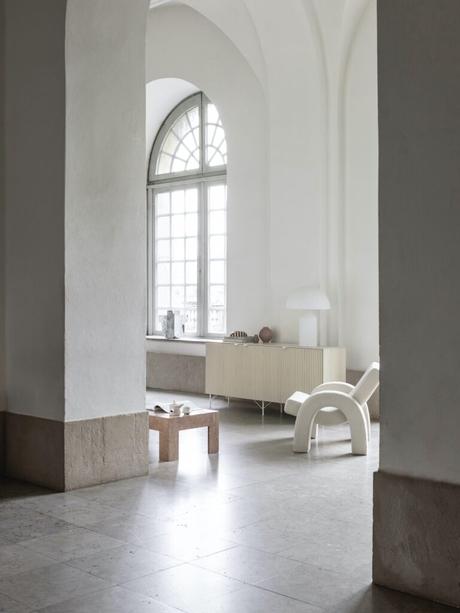 salon minimaliste nuance beige couleur lin design