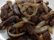 Emincé boeuf oignons cookeo
