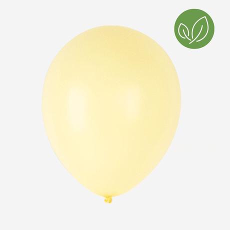 Ballon de baudruche : 1 ballon mat jaune pastel - My Little Day - le blog