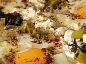 Œufs braisés poireaux za’atar. Braised eggs with leek za’atar