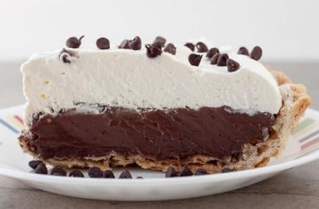 Tarte chocolat à la crème fouettée