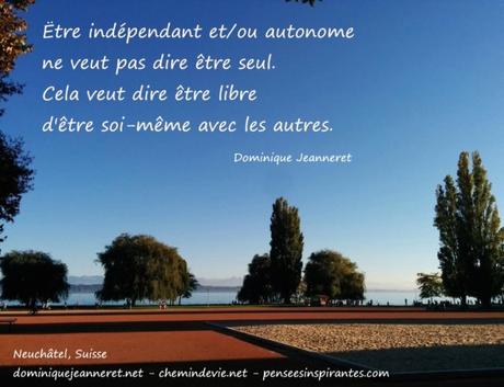 Être indépendant