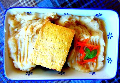 Tofu farci au chou rouge Tofu farci au chou rouge