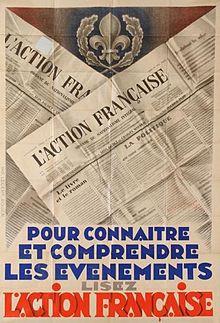 Les années 20 - L'Action Française. 1
