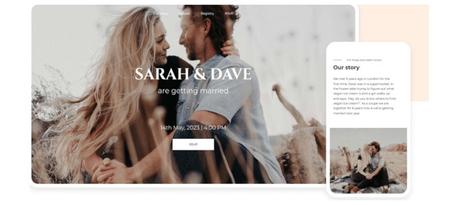 Créez un site de mariage aussi original que votre histoire