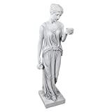 Meilleure statue de jardin – Comparatif %currentmonth% %currentyear% Design Toscano Hébé la Déesse de la Jouvence Statue de Jardin Grecque, Grand 81 cm, polyrésine, pierre antique