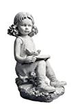 Meilleure statue de jardin – Comparatif %currentmonth% %currentyear% gartendekoparadies.de Statue de Fille avec Oiseau Figure d’Enfant en Pierre reconstituée, résistant au Gel