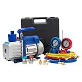 Meilleure cintreuse arbalète – Comparatif %currentmonth% %currentyear% Z ZELUS Kit de Pompe à Vide de Fluide Frigorigène, 1/3HP Pompe à Vide de Réfrigération Digital, Ensemble de Jauge Collecteur de Diagnostic HVAC AC R134a R22 R410a (4,8 CFM)