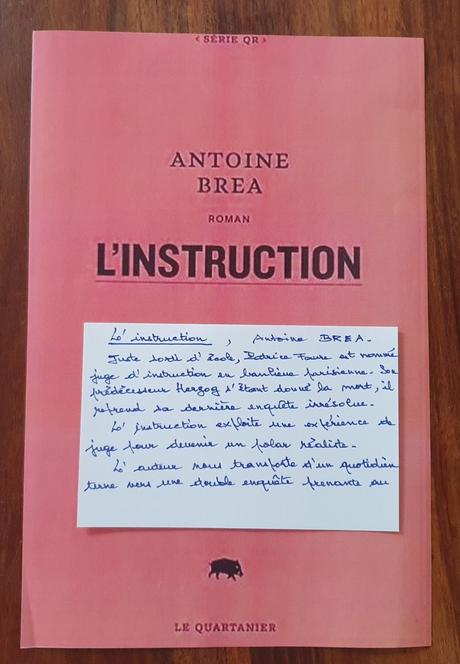 L’instruction