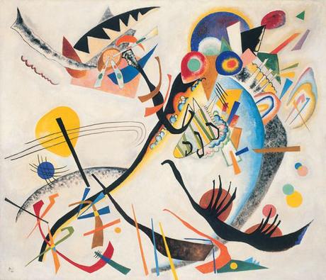Wassily Kandinsky, Segment bleu, 1921. Huile sur toile, 120,6 × 140,1 cm