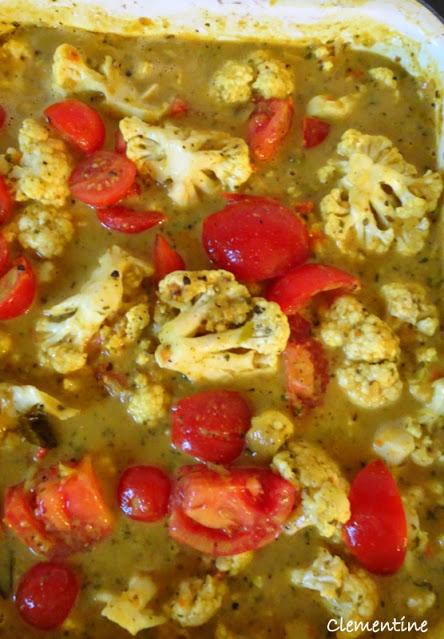 Chou fleur au curry de Jamie Oliver