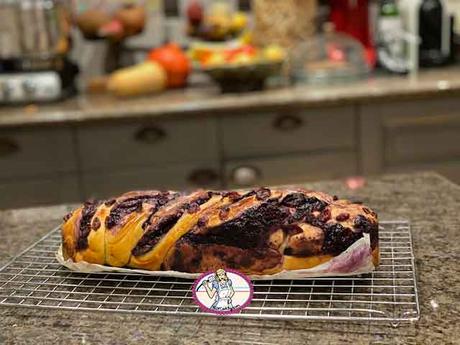 Babka aux myrtilles et cranberries Babka aux myrtilles et cranberries