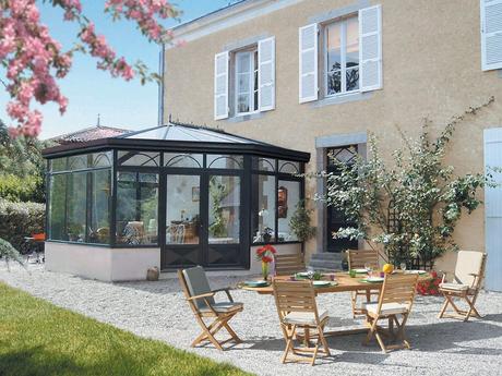 Véranda : l’extension déco de votre maison extension maison ancienne ronde style hexagonal blog décoration architecture