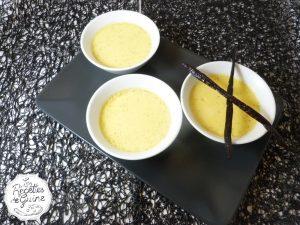 recette de crèmes vanille gourmandes