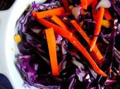 Salade chou rouge maïs