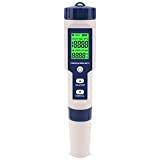 Meilleur sel piscine – Comparatif %currentmonth% %currentyear% SNOWINSPRING 5 en 1 TDS/EC/PH/Salinité/TempéRature MèTre Testeur de Moniteur de Qualité de L'Eau NuméRique pour Piscines, Eau Potable, Aquariums avec RéTro-éClairage