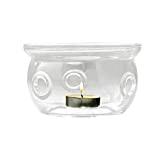 Meilleure théière en verre borosilicate avec réchaud – Comparatif %currentmonth% %currentyear% Pandao Théière Plus Chaude, Haute résistance à la Chaleur Borosilicate épaissir Verre théière Plus Chaude Base de Chauffage Ensemble théière thé Chauffe-lumière pour la Maison