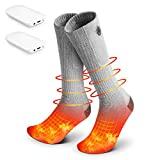 Meilleure chaussette chauffante – Comparatif %currentmonth% %currentyear% Fasola Chaussette Chauffante Homme Femme, 3.7V 2000mAh Chauffe Pied Electrique avec Rechargeable Batterie Réglages de Chaleur à 3 Niveaux, Lavable Chaussettes pour Cyclisme Ski Randonnée Chasse