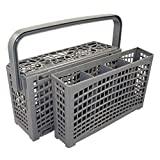 Meilleur panier de lave-vaisselle – Comparatif %currentmonth% %currentyear% 2 en 1 panier à couverts universel | Idéal pour tous les lave-vaisselle | connecteur | divisible | variable à monter | stable 23 cm * 8,5 + 4,5 cm * 13,5 cm – résistant à la chaleur plastique renforcé