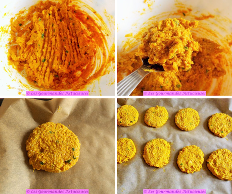 Galettes à la courge et au boulgour (Vegan) Galettes à la courge et au boulgour (Vegan)