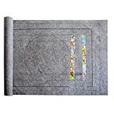 Meilleur tapis puzzle – Comparatif %currentmonth% %currentyear% DeeCozy Jigsaw Puzzle Board Tapis de Puzzle Portable pour Le Stockage de Puzzle, jusquà 1500 pièces Accessoire de Puzzle de Stockage, Surface antidérapante, Gray