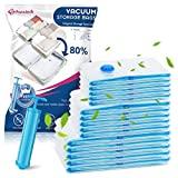 Meilleur sac sous vide pour vêtement – Comparatif %currentmonth% %currentyear% Fansteck Lot de 15 Sac de Rangement sous Vide, Bonne étanchétité réutilisable Les Housse de Rangement sous Vide avec Pompe de Voyage pour literies, vêtements, Peluches,etc