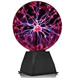 Meilleure lampe boule – Comparatif %currentmonth% %currentyear% Boule Plasma Magique - Sensible Tactile - Novelty Jouet Sphère Nébuleuse Globe (8 pouces)