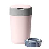 Meilleure poubelle à couches – Comparatif %currentmonth% %currentyear% Tommee Tippee Poubelle à Couches Twist & Click Sangenic TEC, Contient Jusqu’à 30 Couches, Protection Anti-Odeur et Anti-Germe Garantie, Inclus 1x Cassette de Recharge, Couleur Rose