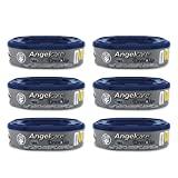 Meilleure poubelle à couches – Comparatif %currentmonth% %currentyear% Angelcare - Dress Up - Recharges Octogonales pour Poubelle à Couche Dress up/Essential - Anti Odeurs et Grande Capacité - Lot de 6