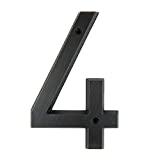 Meilleure plaque de numéro de maison – Comparatif %currentmonth% %currentyear% HASWARE 6 pouces (15 cm) plaque de numéro de maison style rétro finition bronze plaque de numéro de maison numéro d'adresse, alliage de zinc (4)