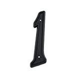 Meilleure plaque de numéro de maison – Comparatif %currentmonth% %currentyear% HASWARE 5.5 pouces (139mm) Numéro de maison Numéros de porte modernes Numéros d'adresse de rue, plastique ABS noir (1)