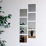 Meilleur miroir adhésif – Comparatif %currentmonth% %currentyear% 8 morceaux de carreaux de miroir, 15x15cm, décoration murale, miroir mural