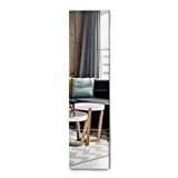Meilleur miroir adhésif – Comparatif %currentmonth% %currentyear% Muzilife Miroirs Muraux en Verre 4 Pièces 30x30cm HD Miroirs Carrés sans Cadre pour Salle de Bain, Cuisine, Entrée et Salon