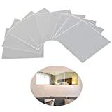 Meilleur miroir adhésif – Comparatif %currentmonth% %currentyear% FOCCTS 9 Pièce Miroirs Adhésifs Carrés pour Chambre, Miroir Mural Autocollant Carré pour Décoration TV Fond Tuile Miroir