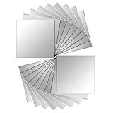 Meilleur miroir adhésif – Comparatif %currentmonth% %currentyear% Toyyevr 18Pcs Miroir Autocollant Miroir Adhésif Décoratif Miroir Carrés Argenté Amovible Mosaïque Décorative Auto Adhésifs Salle De Bain Salon Chambre 15cm 6 Pouces×15cm 6 Pouces