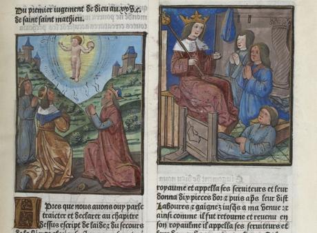 Le Mirouer de la redemption de l'umain lignage, 1493-94, BNF VELINS-906 fol157r Gallica