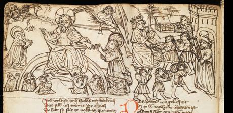 Speculum humanae salvationis 1440 ca St. Gall, Kantonsbibliothek, VadSlg Ms. 352,1-2 fol 78
