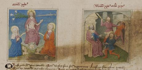 Speculum humanae salvationis 1450 ca Saint-Omer Bibliothèque municipale 183, fol. 40r