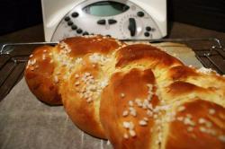 recette du jour: Brioche tressée  au thermomix de Vorwerk