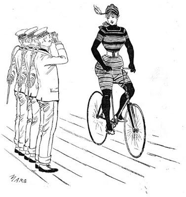Journée internationale des droits des femmes : la conquête du droit vélocipédique par l'illustration