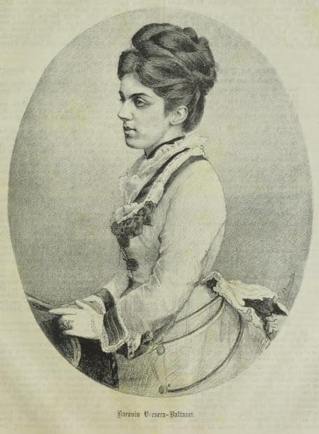 La baronne Vetsera-Baltazzi en mai 1874