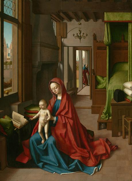 Petrus-Christus-attr-1460-1467-Virgin-And-Child-In-A-Domestic-Interior-Atkins-Museum-Kansas-City-scaled