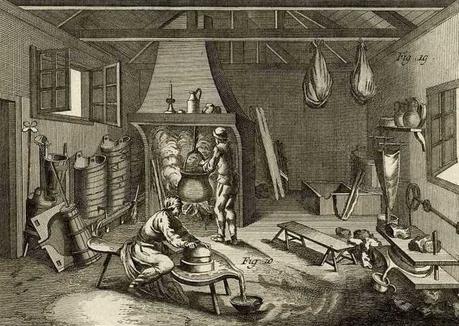 Fabrication du Fromage, Encyclopedie de Diderot de D'alembert