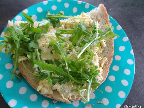 Tramezzino à la salade aux œufs